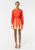 Ella Dress | Electric Red Colorblock sold by Rhode