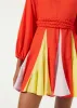 Ella Dress | Electric Red Colorblock sold by Rhode