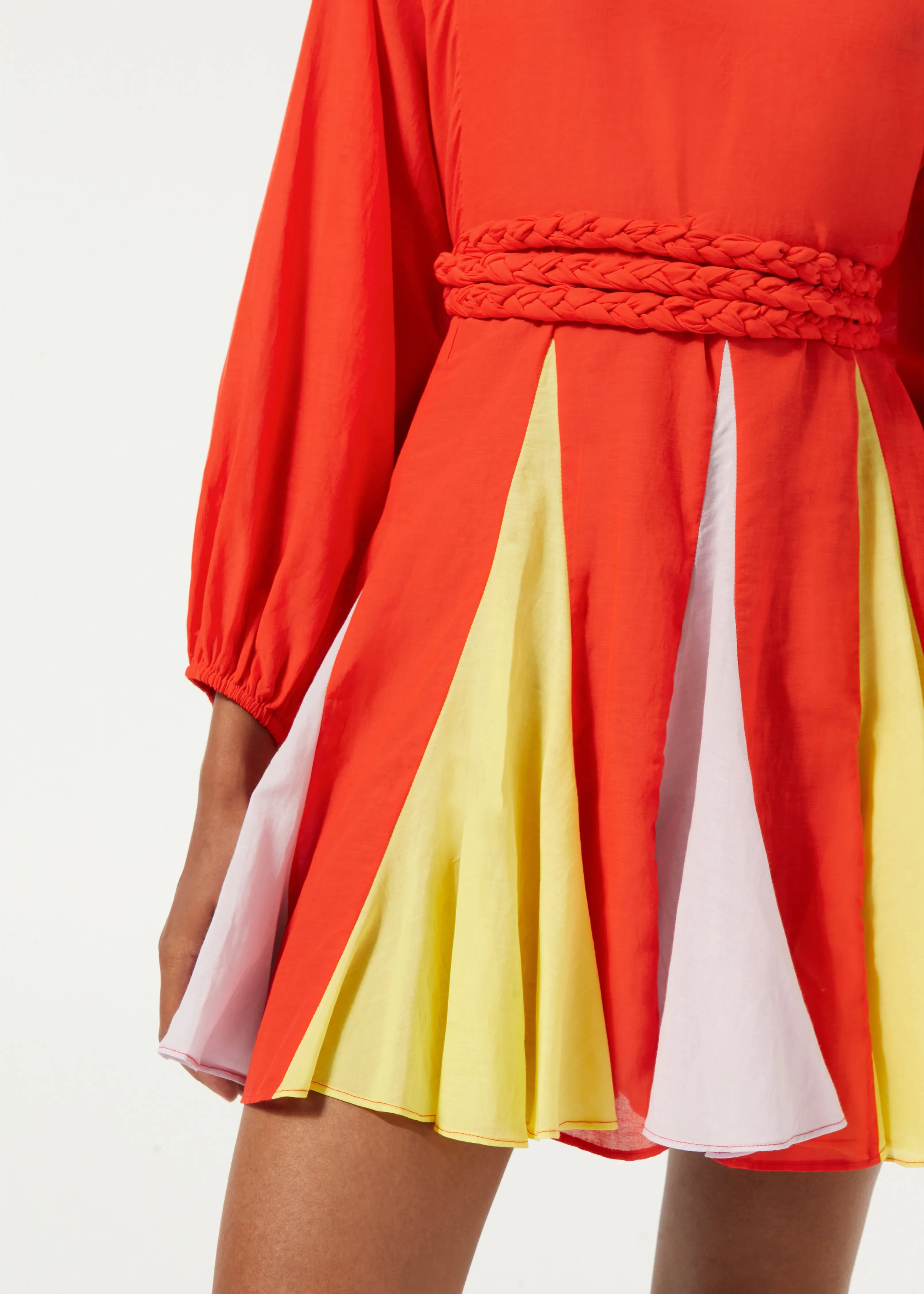 Ella Dress | Electric Red Colorblock sold by Rhode product image thumbnail 2