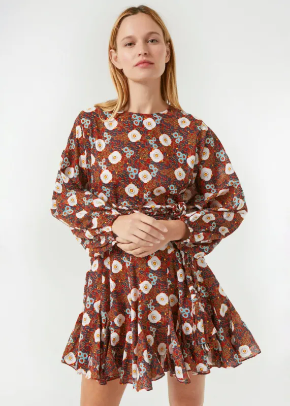 Ella Dress | Scarlet Aura Blossom sold by Rhode