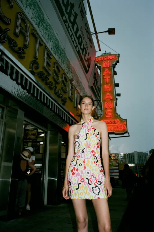 Linen Tali Dress | Painted Bloom sold by Rhode