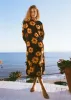 Delilah Dress | Black Bombay Bloom sold by Rhode