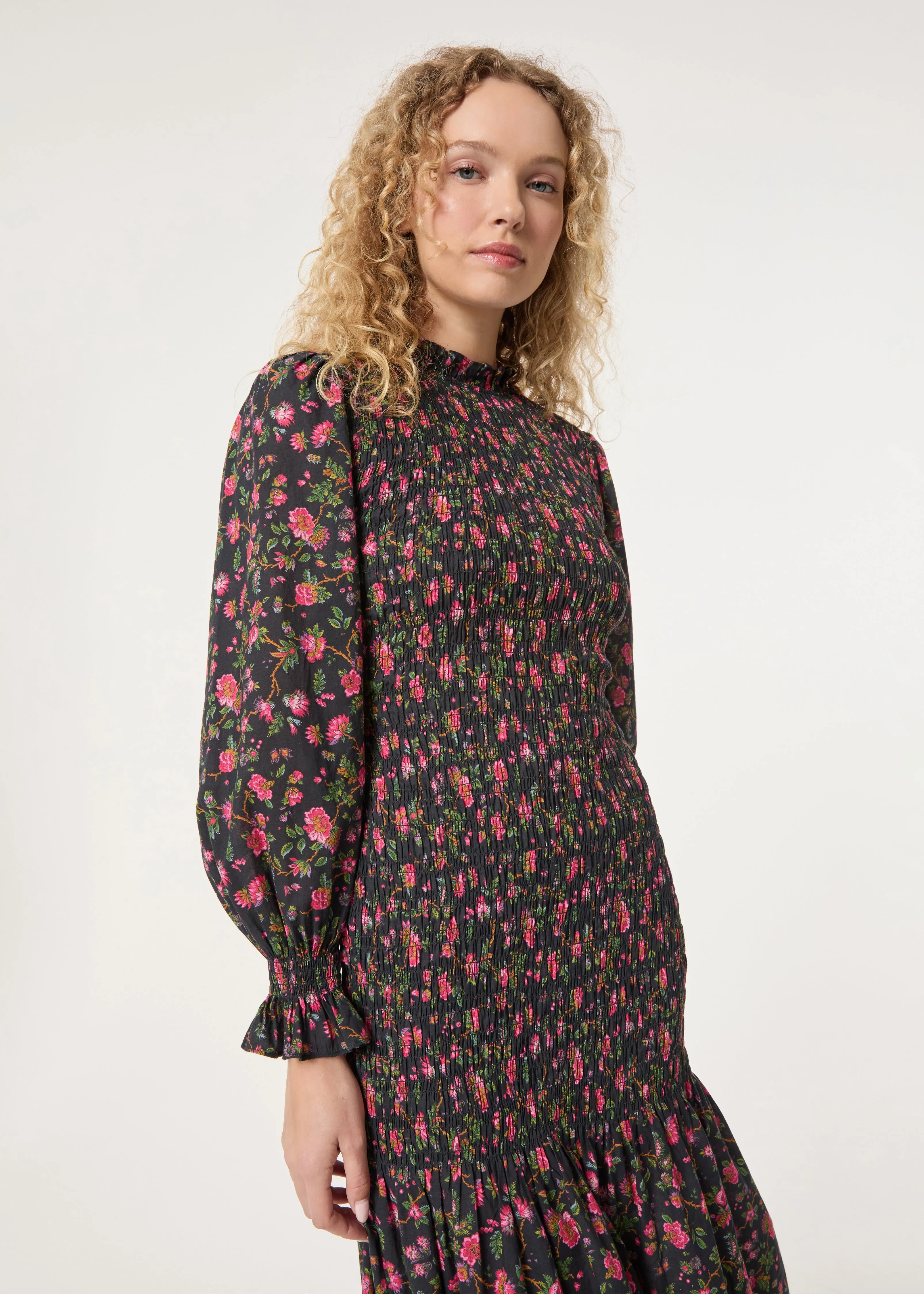 Eliza Dress | Ink Morlaix Fleur Mini sold by Rhode product image thumbnail 2