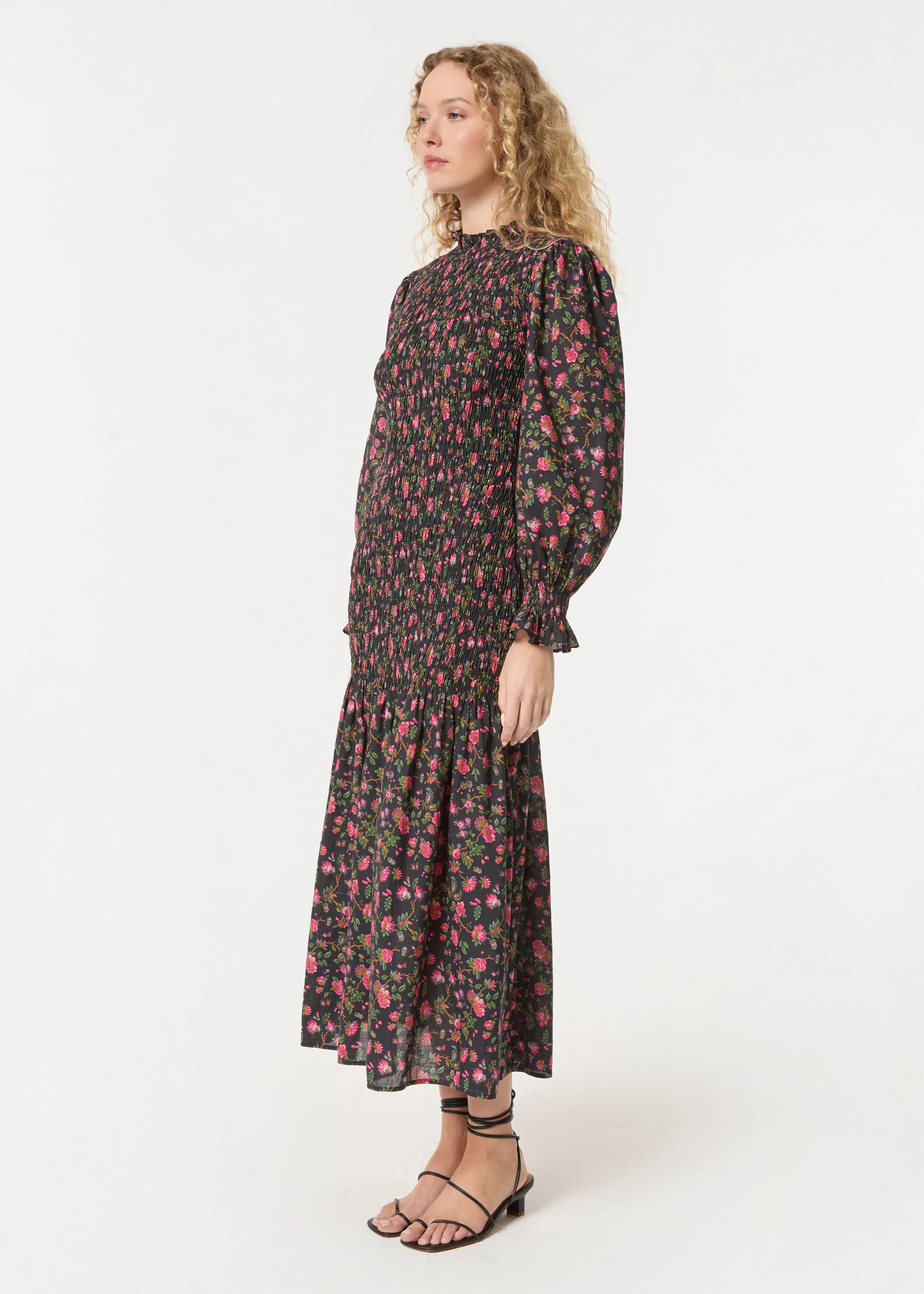 Eliza Dress | Ink Morlaix Fleur Mini sold by Rhode product image thumbnail 3