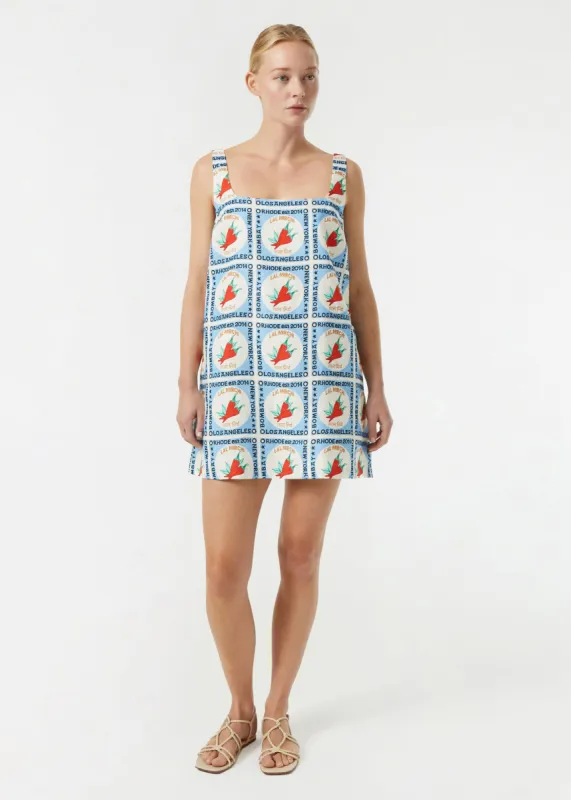 Linen Kiera Dress | Lal Mirchi sold by Rhode