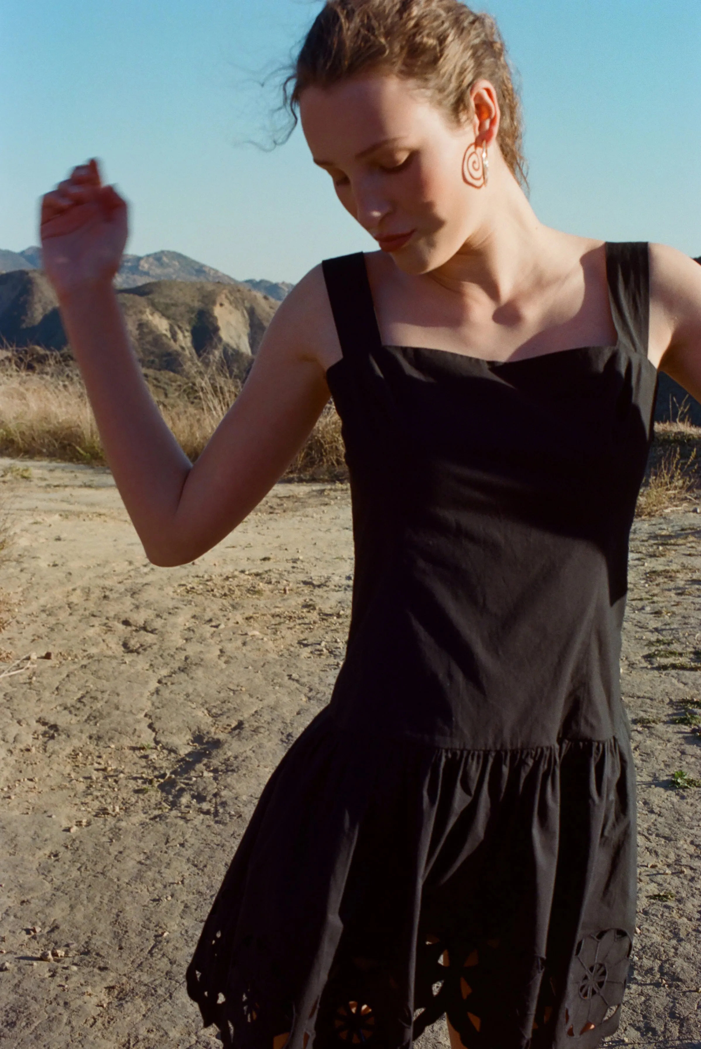 Salina Dress | Black Eyelet sold by Rhode product image thumbnail 3