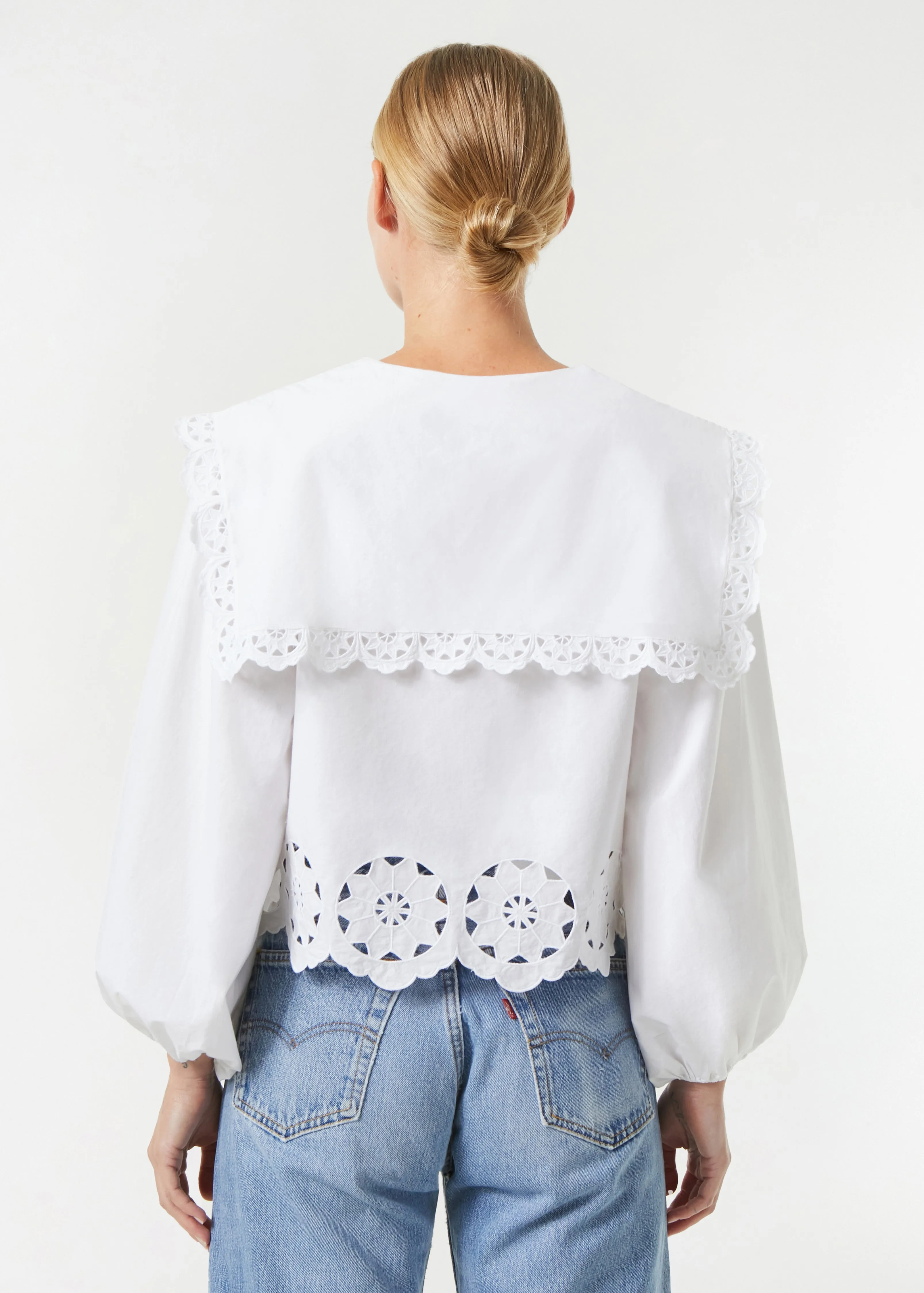 Giulio Top | White Eyelet sold by Rhode product image thumbnail 4