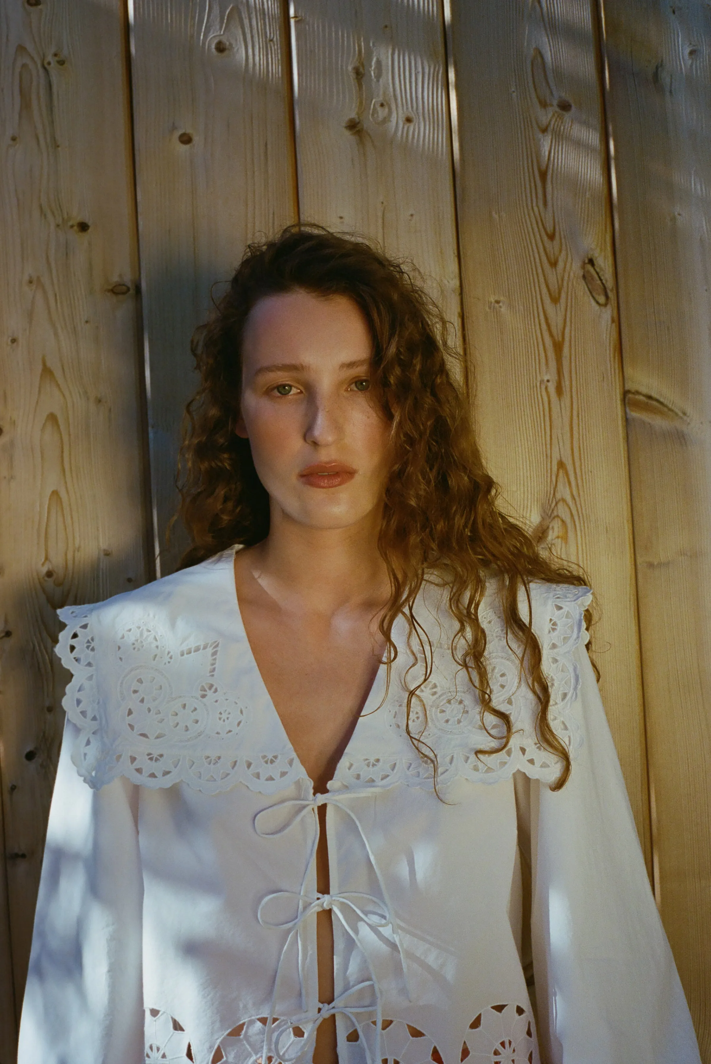 Giulio Top | White Eyelet sold by Rhode