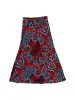 Tommy Skirt in Red/Blue Foral Pattern sold by Rhode