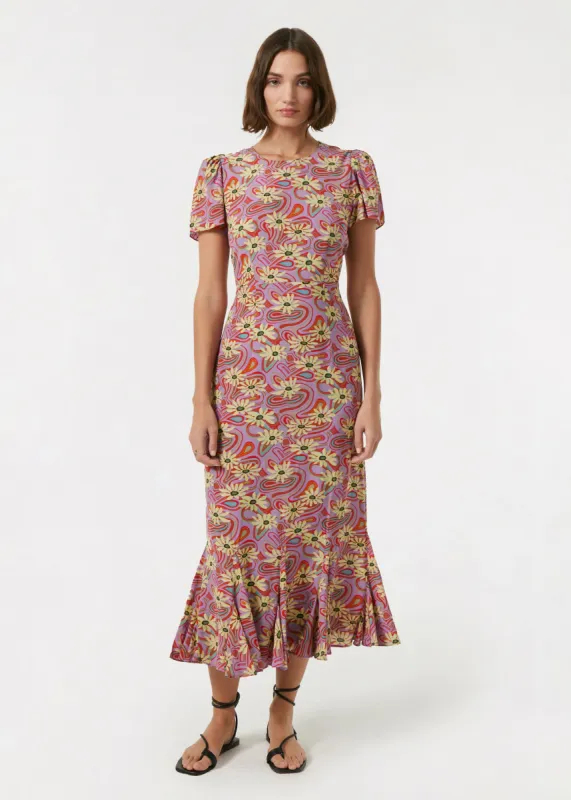 Lulani Dress | Pink Floral Trip Mini sold by Rhode