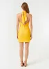 Linen Tali Dress | Tangerine sold by Rhode