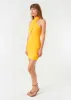 Linen Tali Dress | Tangerine sold by Rhode