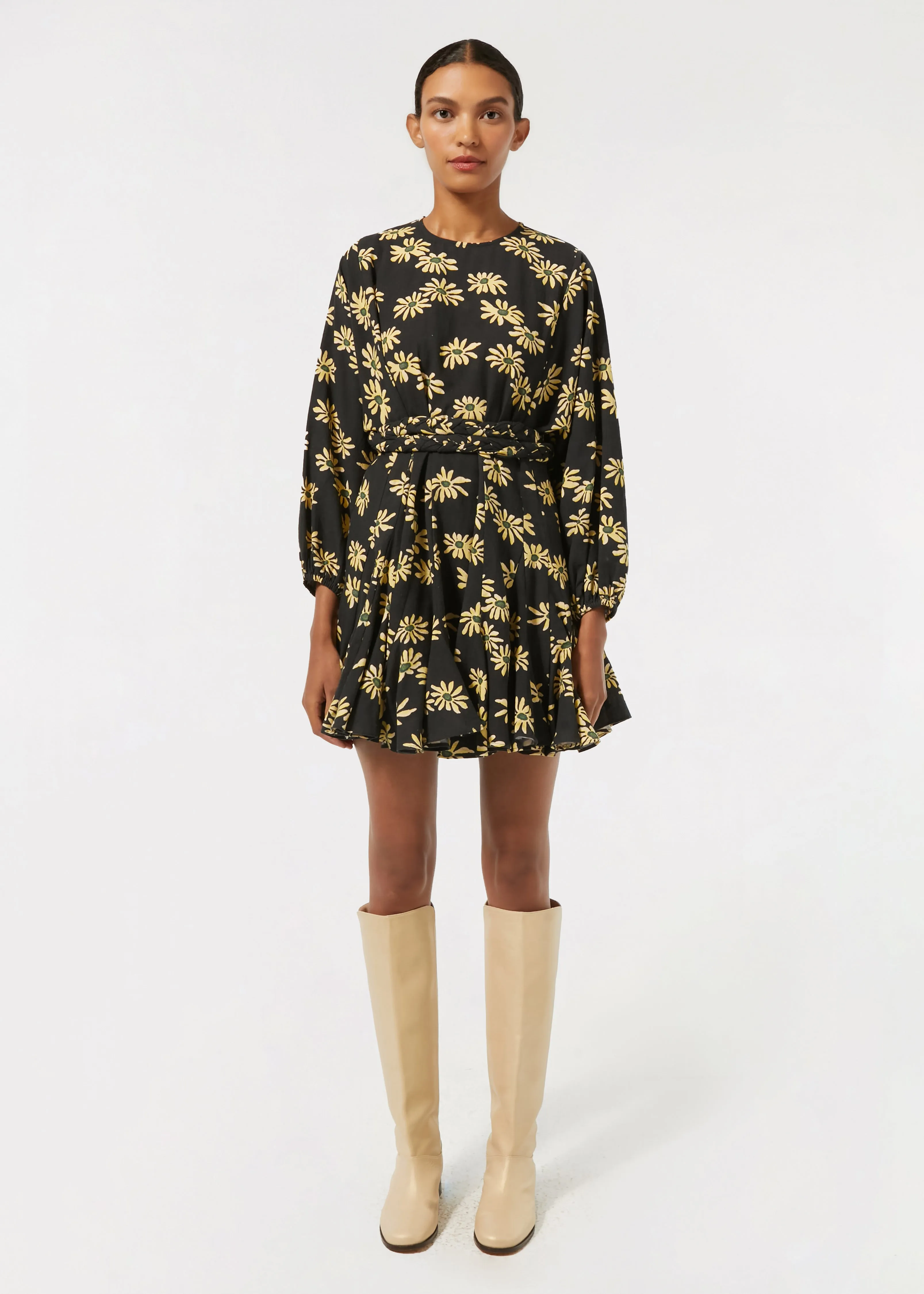 Ella Dress | Ink Daisy Trip Mini sold by Rhode product image thumbnail 3