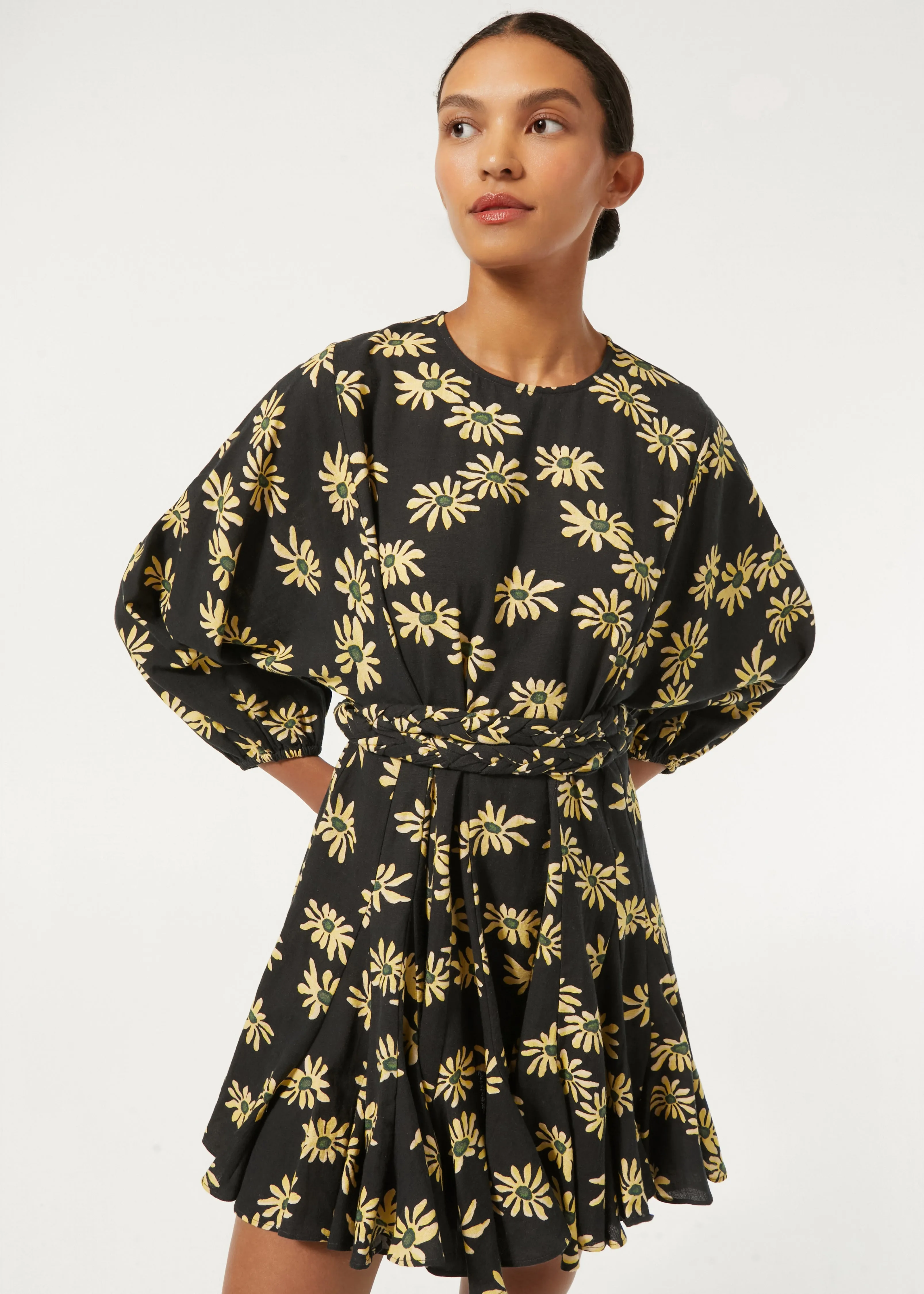 Ella Dress | Ink Daisy Trip Mini sold by Rhode