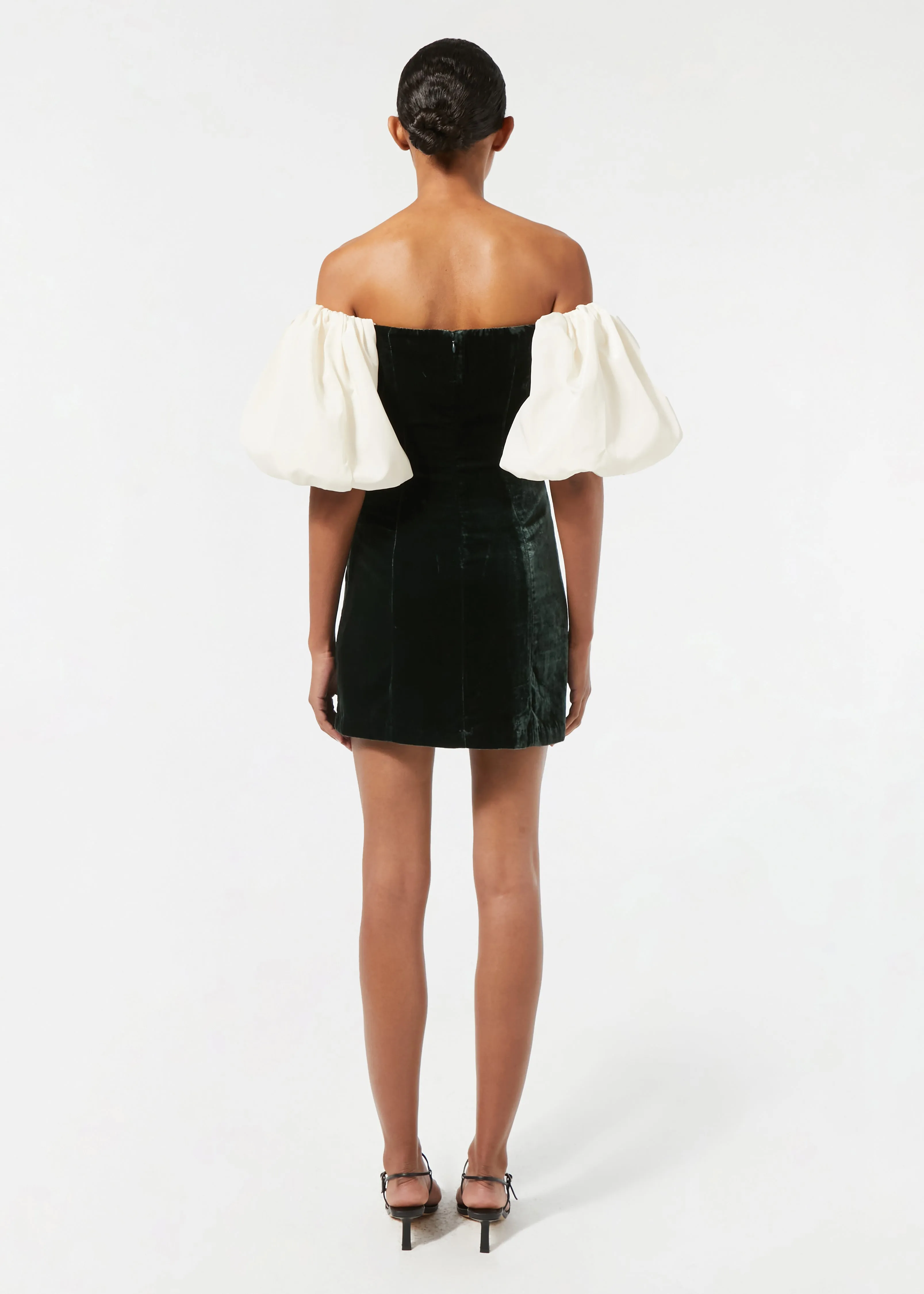 Velvet Dali Dress | Macadamia Forest sold by Rhode product image thumbnail 5