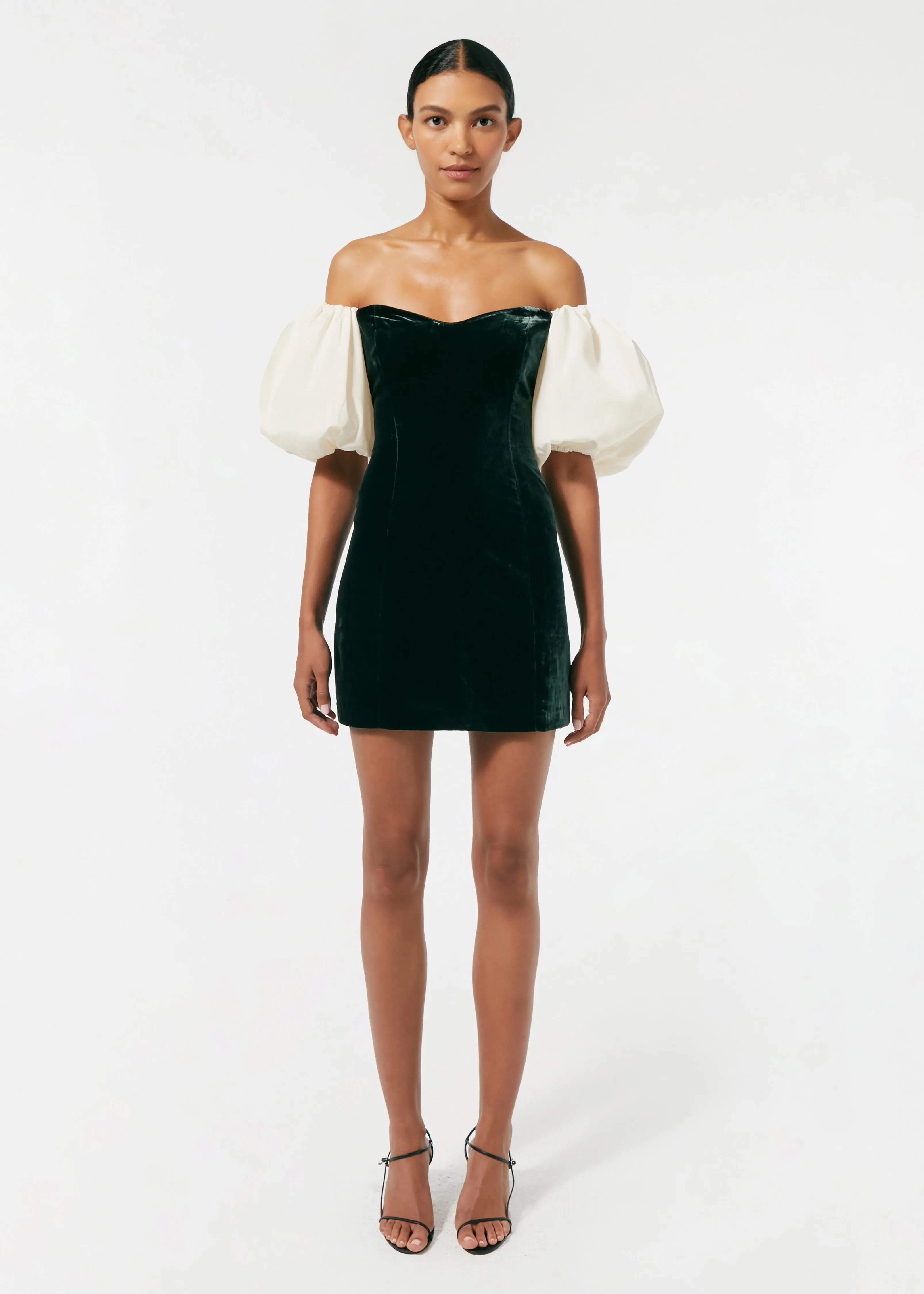 Velvet Dali Dress | Macadamia Forest sold by Rhode product image thumbnail 3
