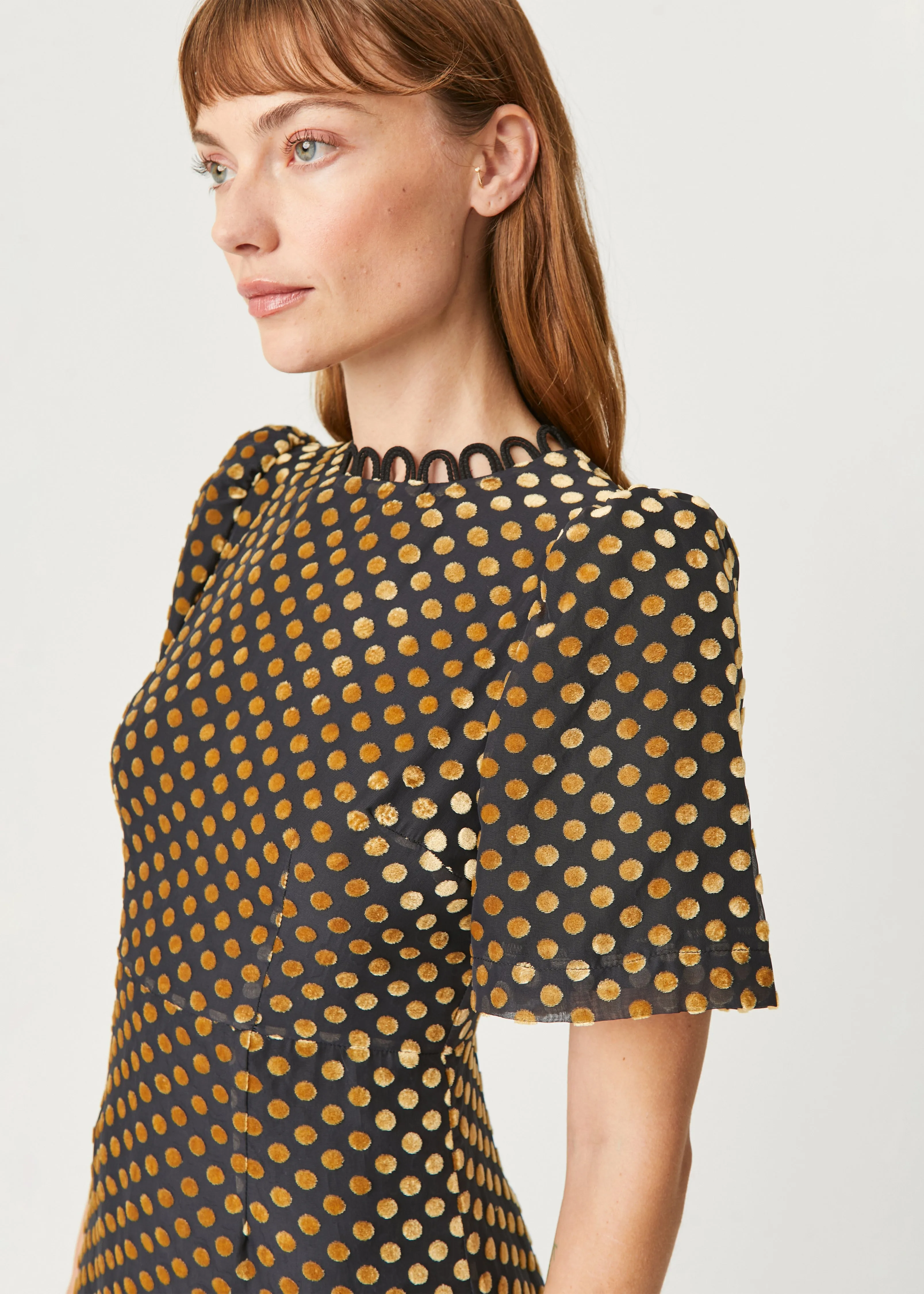 Daron Dress | Dot Jacquard SS sold by Rhode product image thumbnail 2