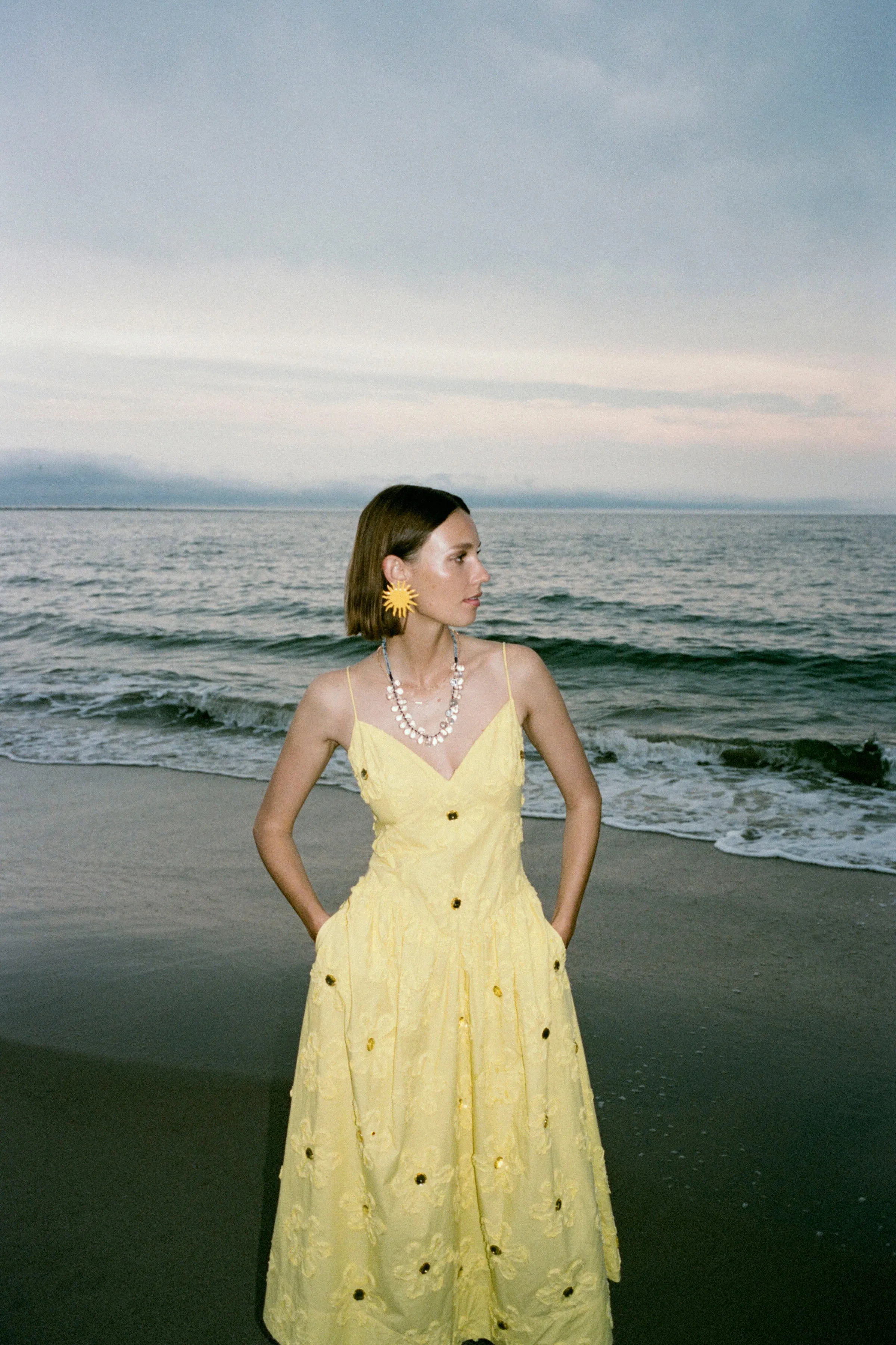 Sophie Dress | Sunbeam Daisy Applique SS sold by Rhode product image thumbnail 2