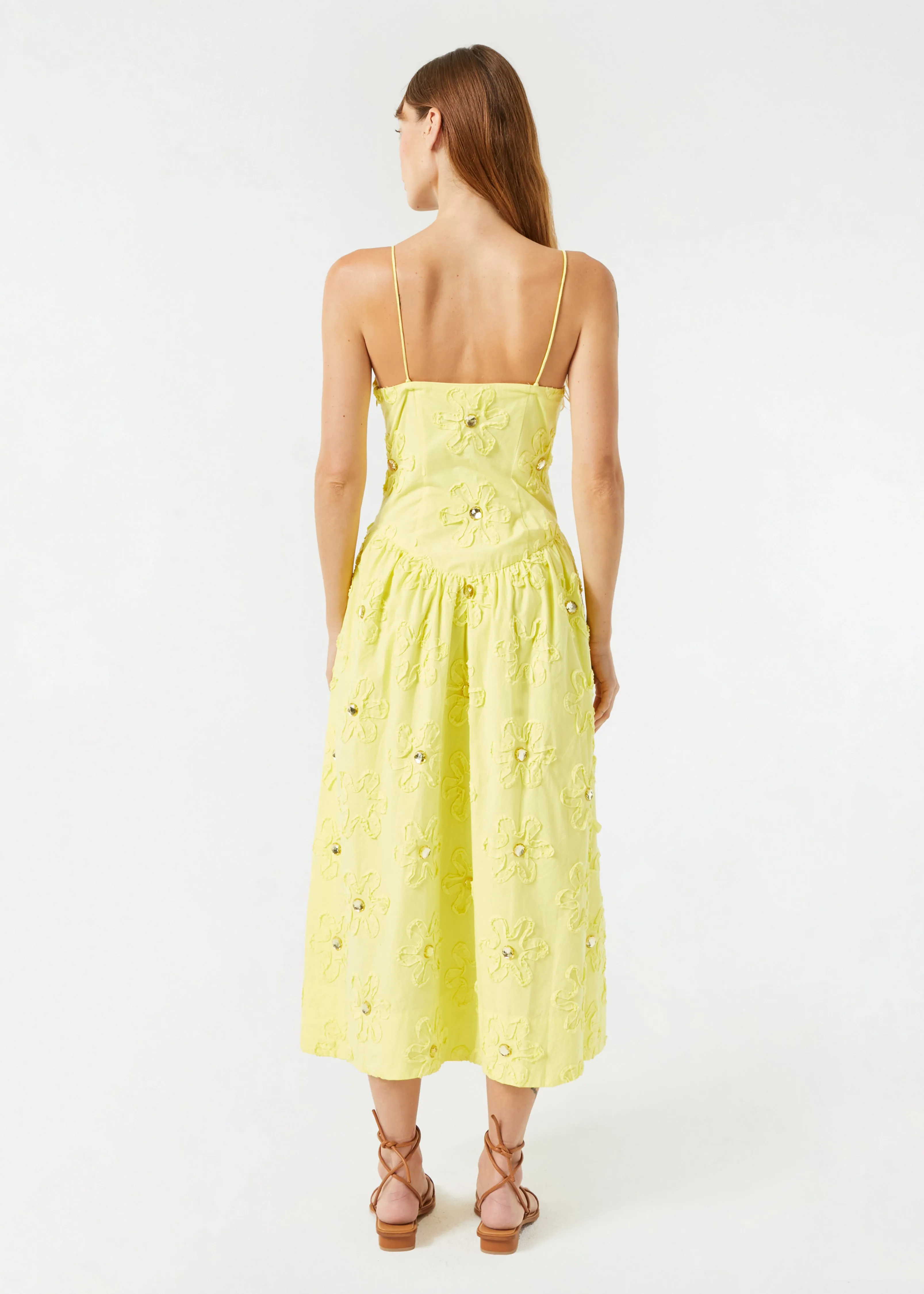 Sophie Dress | Sunbeam Daisy Applique SS sold by Rhode product image thumbnail 5