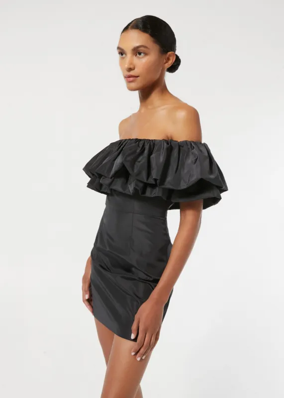 Vivi Dress | Black SS sold by Rhode