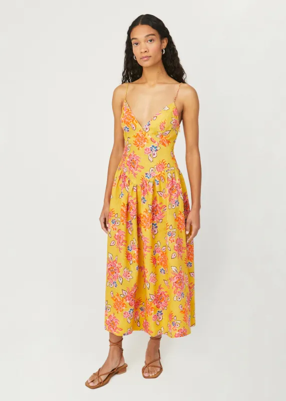 Sophie Dress | Gold Lanai SS sold by Rhode