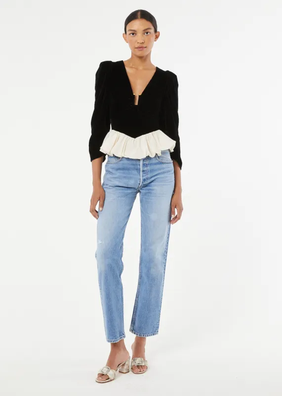 Colette Top | Ink Macadamia sold by Rhode