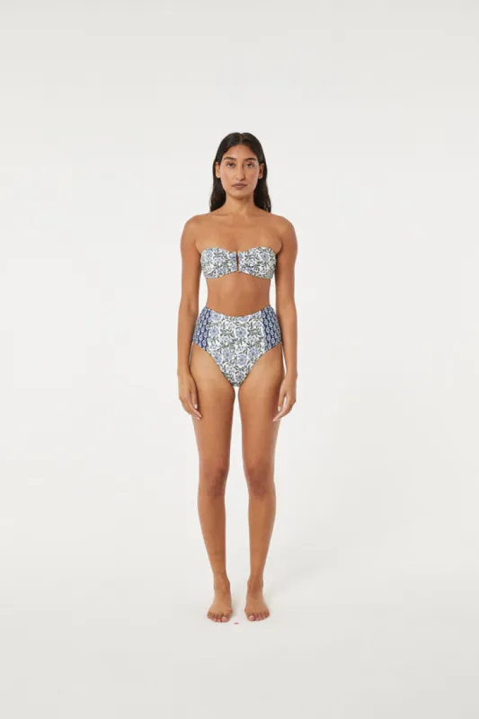 Mala Top | Blue Trumpet Vine Mini sold by Rhode