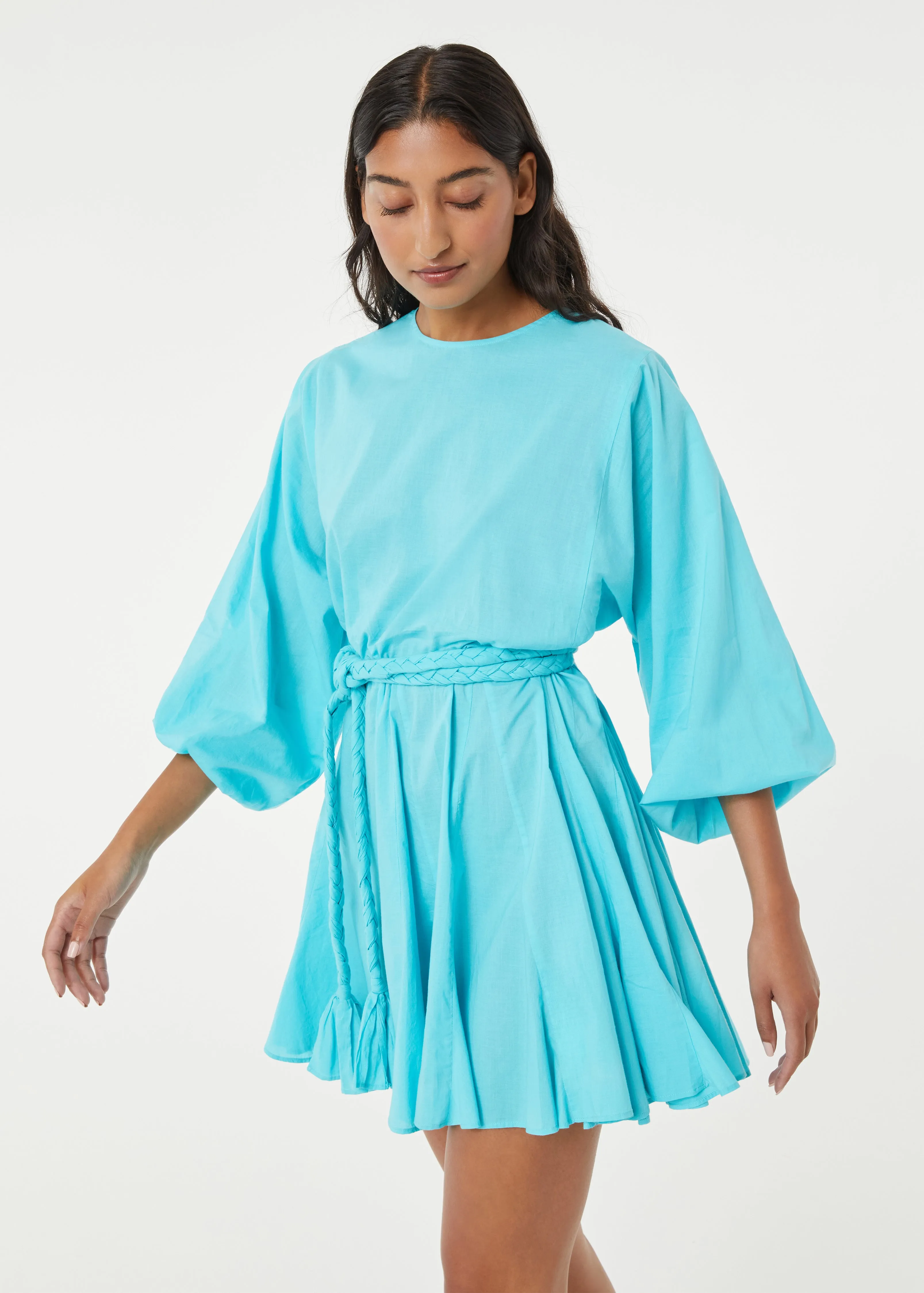 Ella Dress | Bright Aqua sold by Rhode