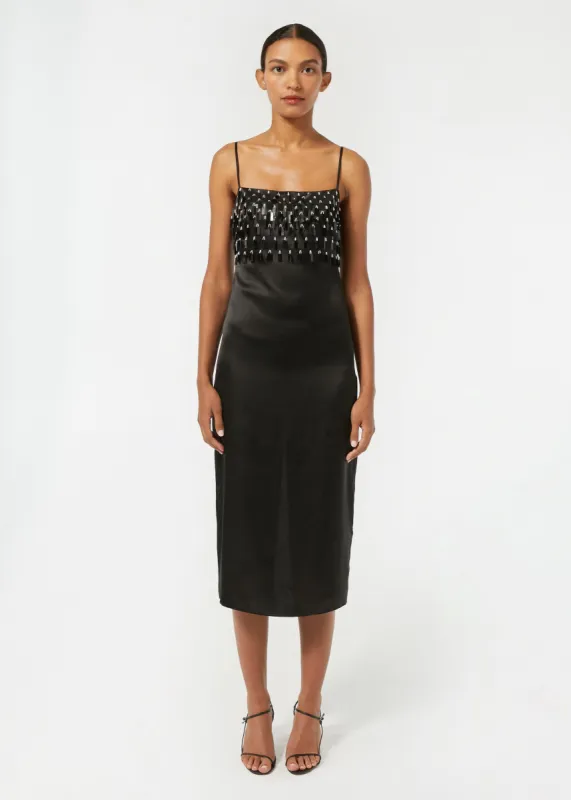 Gabriella Dress | Ink Tassels sold by Rhode