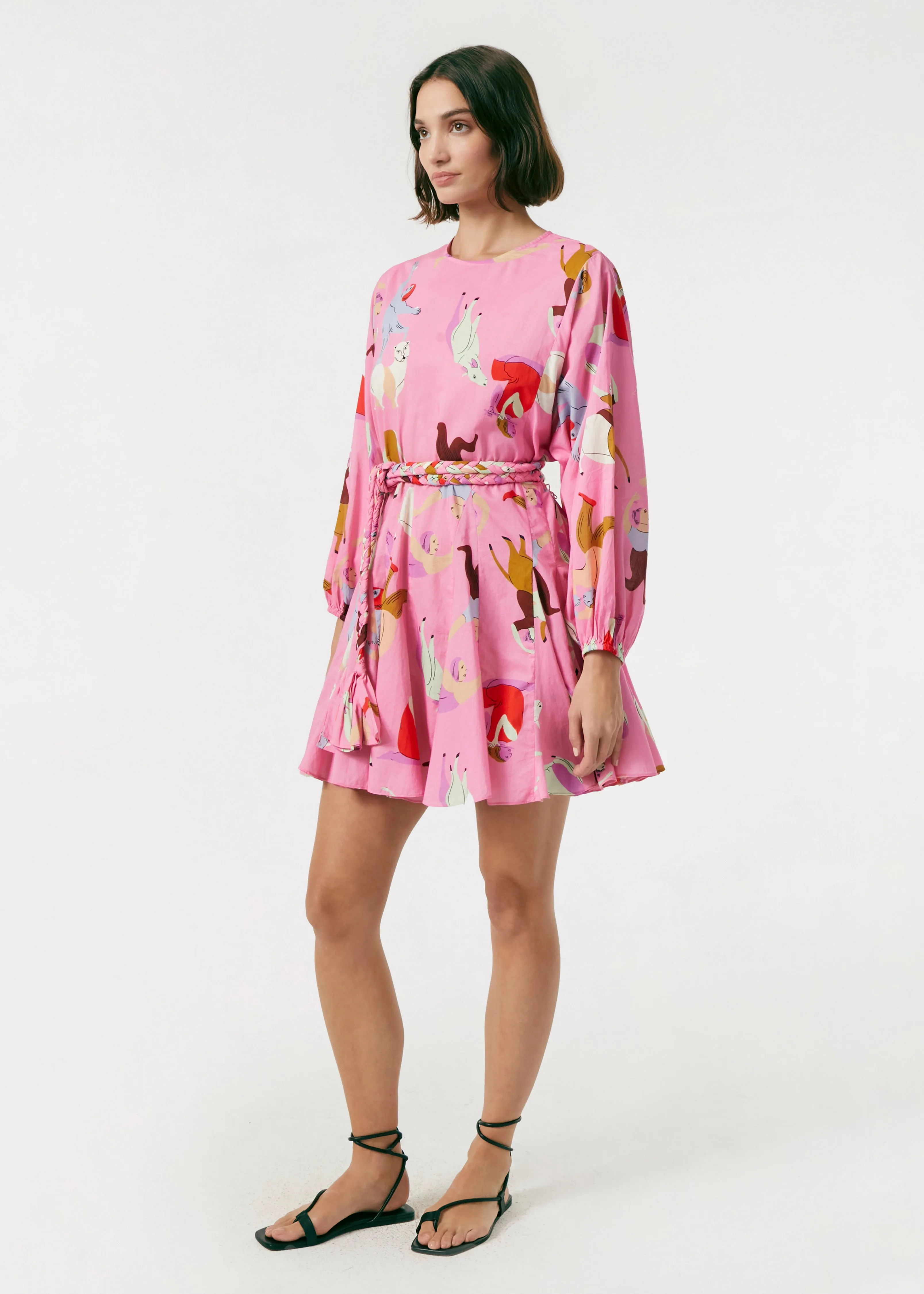 Ella Dress | Pink Enchanted Revelry sold by Rhode product image thumbnail 3
