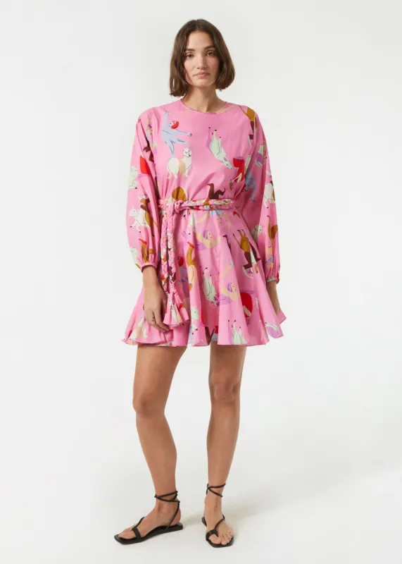 Ella Dress | Pink Enchanted Revelry sold by Rhode