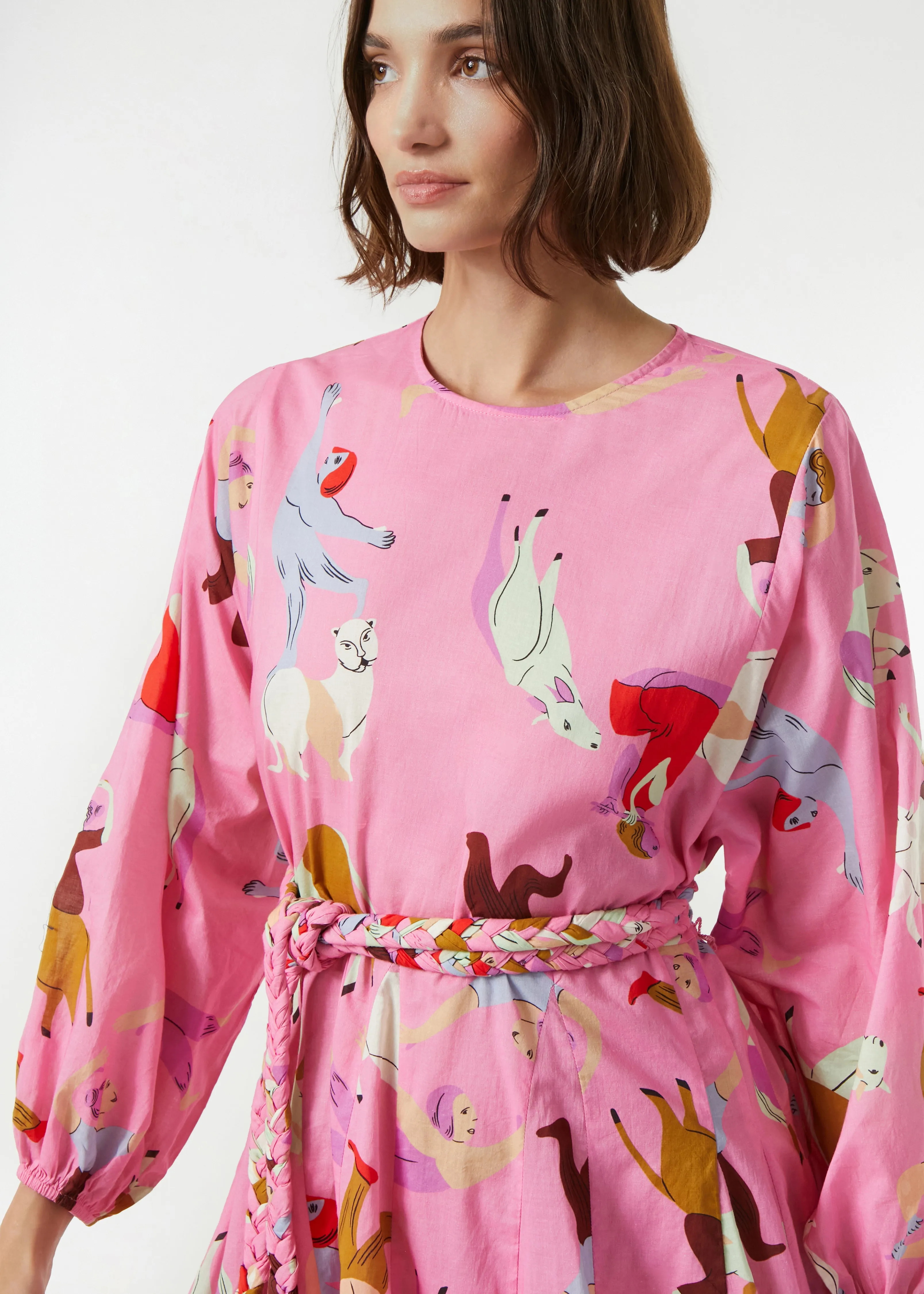 Ella Dress | Pink Enchanted Revelry sold by Rhode product image thumbnail 2