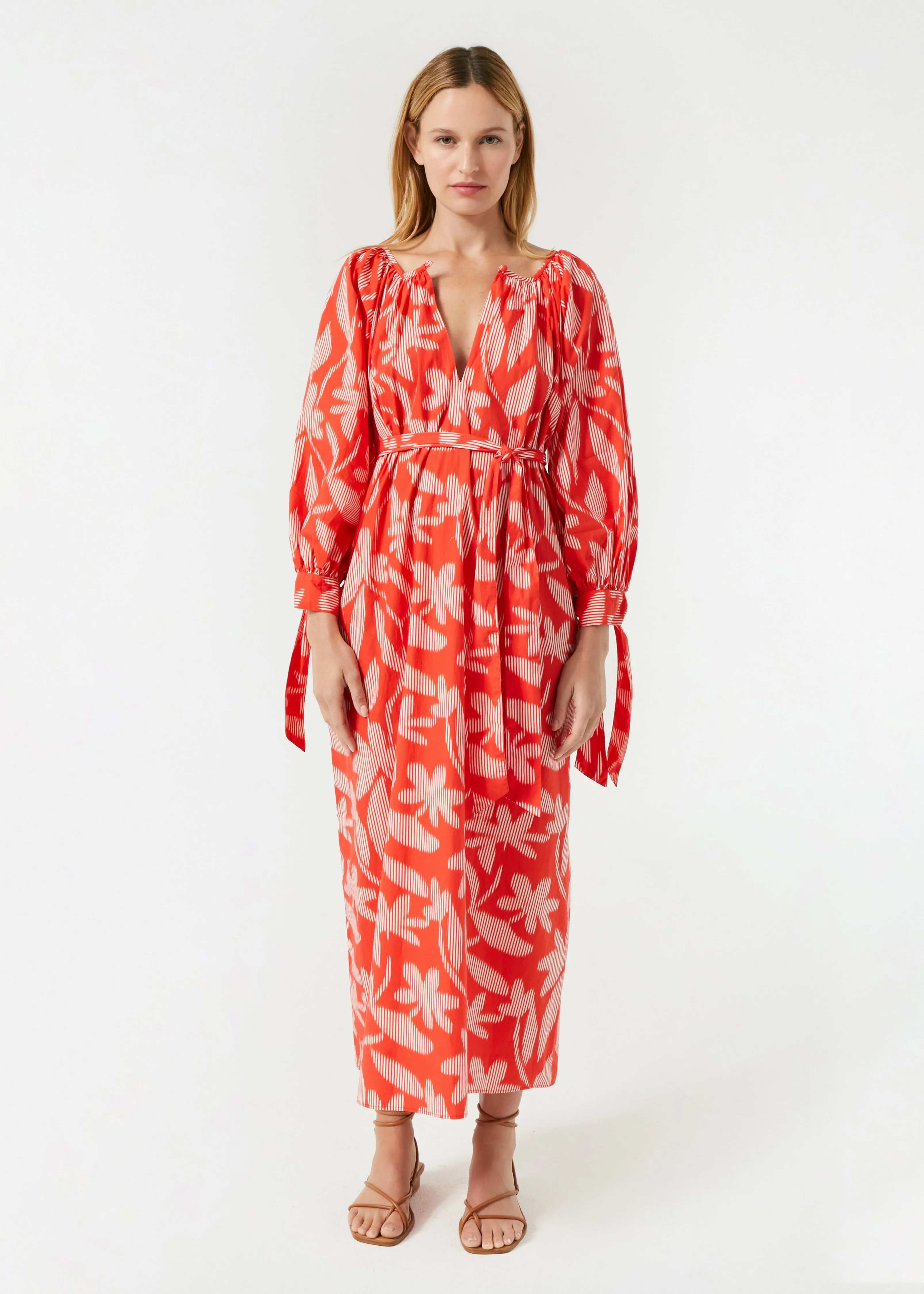 Annie Dress | Optical Floral sold by Rhode product image thumbnail 3