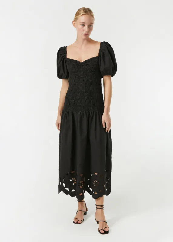 Viviana Dress | Black Eyelet sold by Rhode