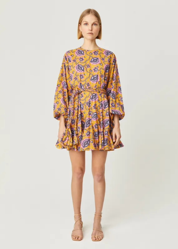 Ella Dress | Gold Lotus sold by Rhode