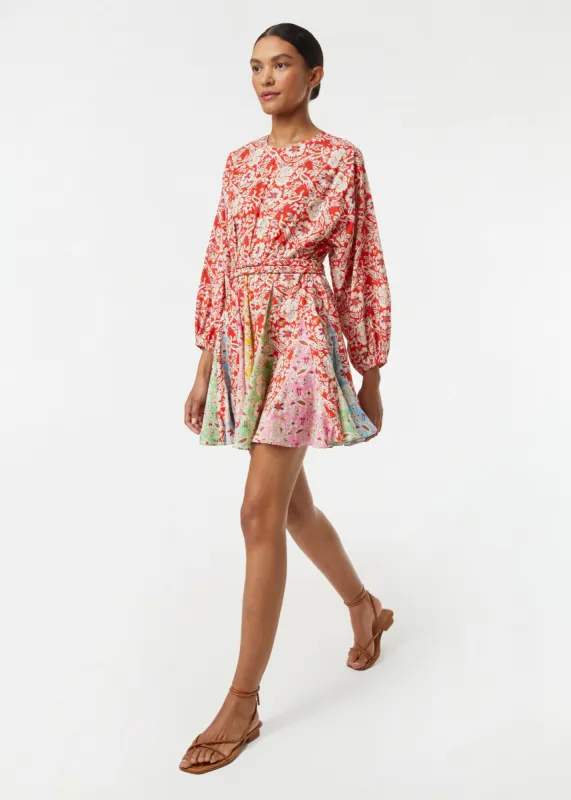 Ella Dress | Multi Bordeaux Plume Grande sold by Rhode