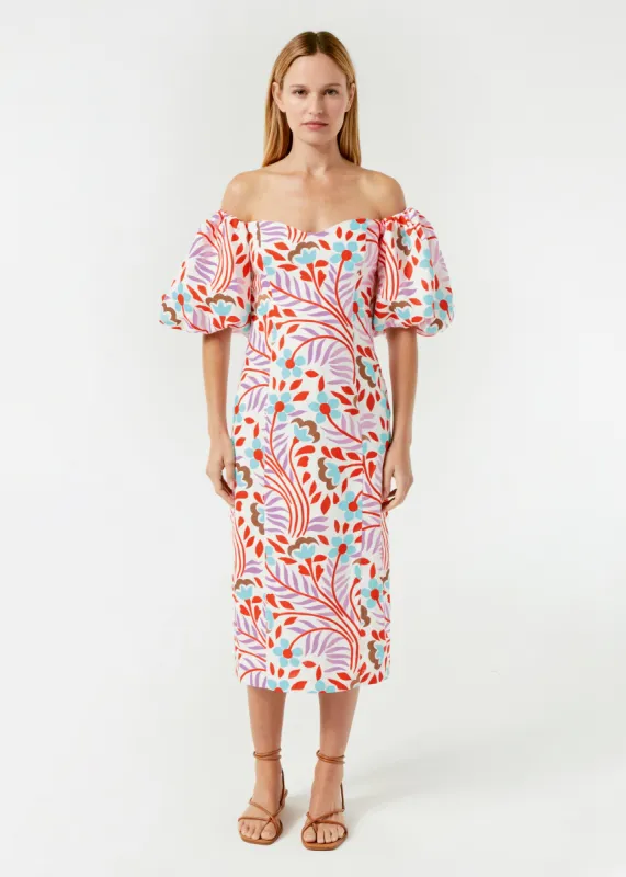 Linen Karima Dress | Lago Vine sold by Rhode