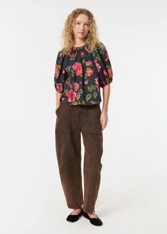 Rowan Top | Ink Morlaix Fleur Grande sold by Rhode