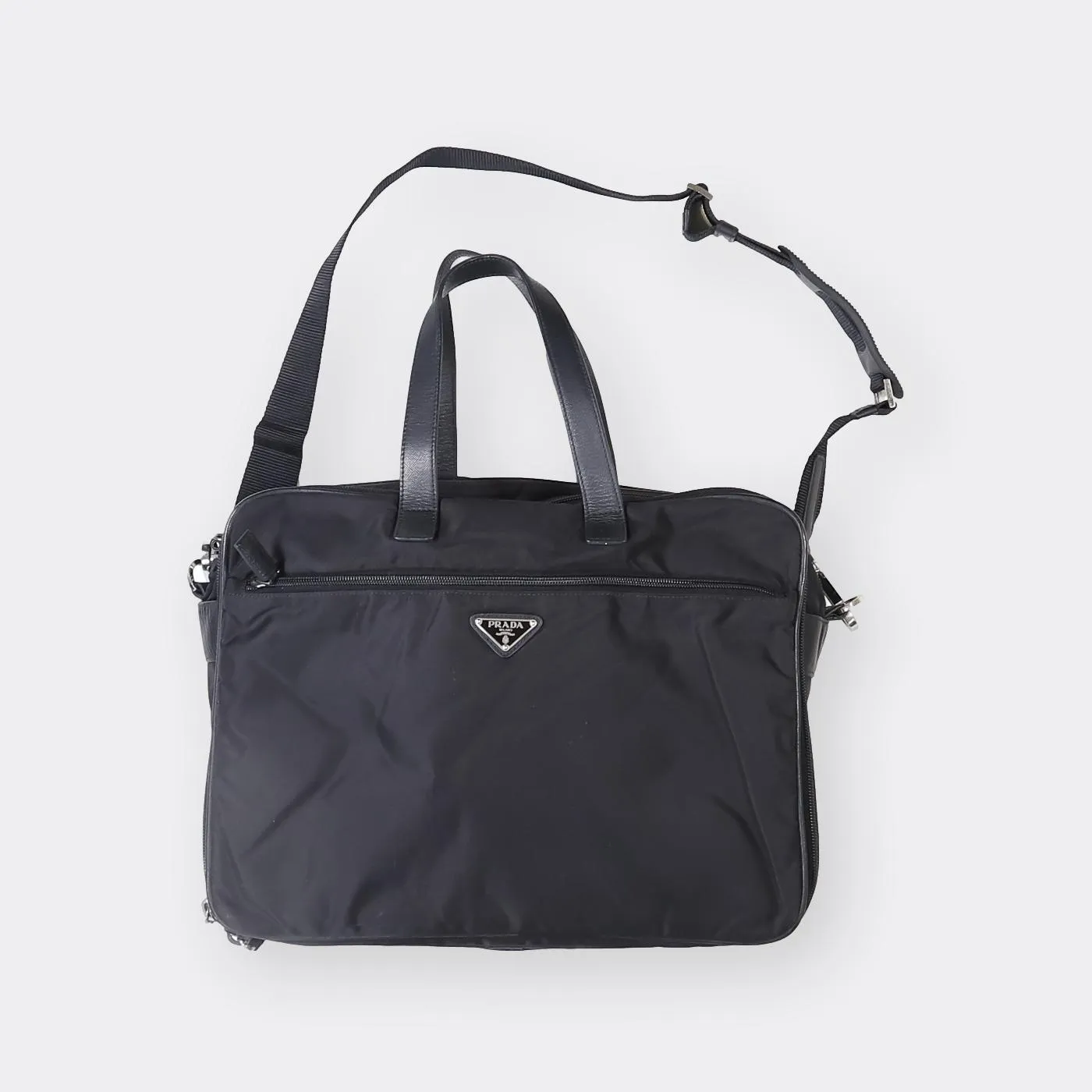 Prada Vintage Messenger Bag sold by Rhubarb and Lemon