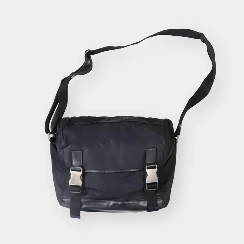 Prada Vintage Messenger Bag sold by Rhubarb and Lemon