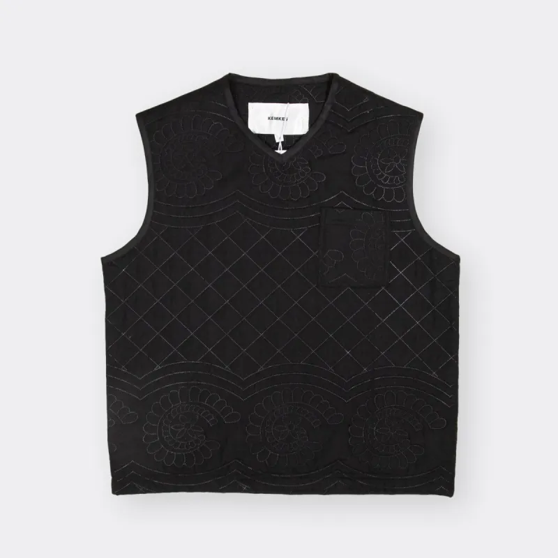 Kemkes Spencer Quilted Pullover Vest sold by Rhubarb and Lemon