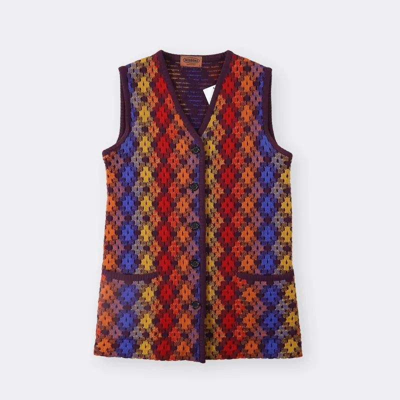 Missoni Vintage Sweater Vest - Small sold by Rhubarb and Lemon