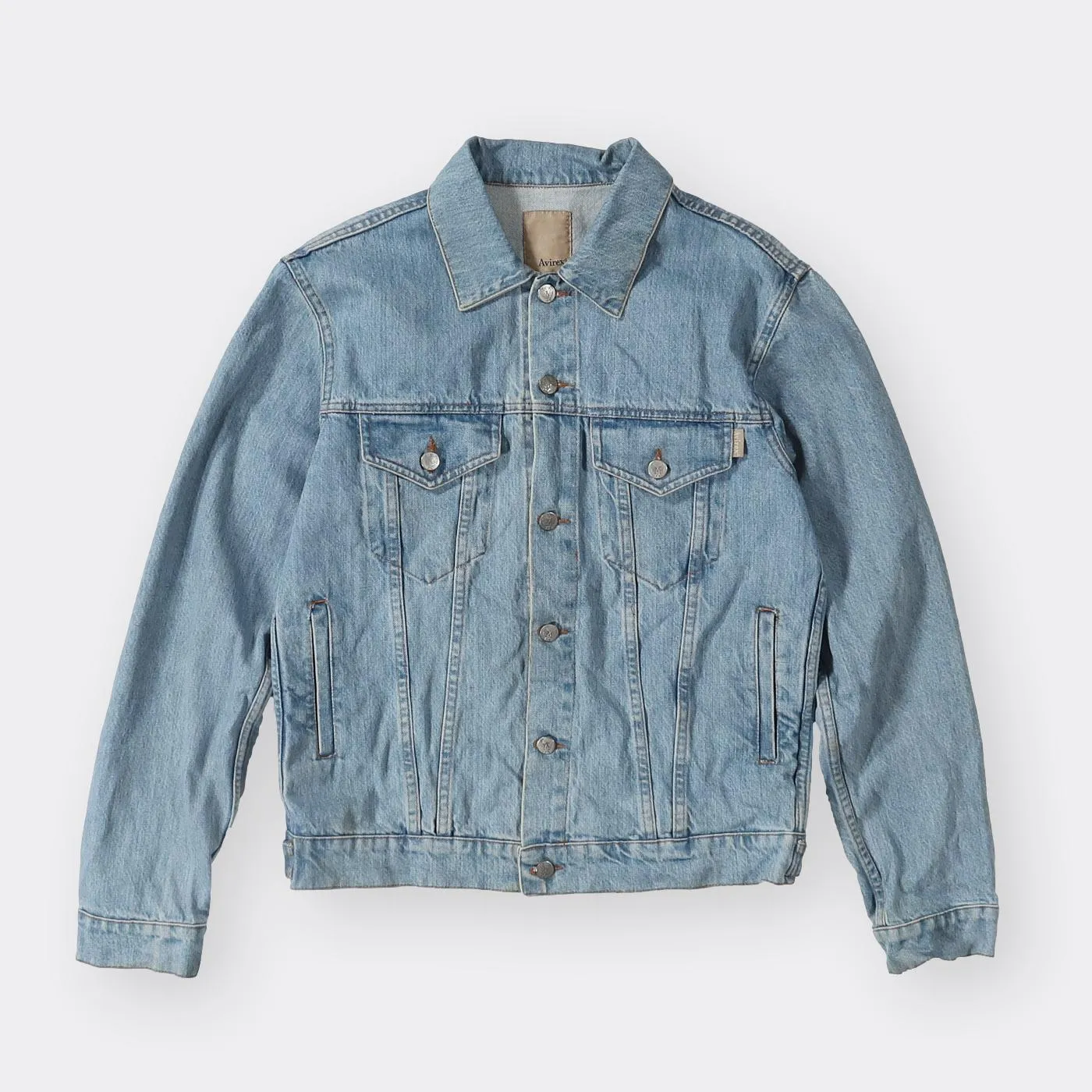 Avirex Vintage Denim Jacket - Small sold by Rhubarb and Lemon