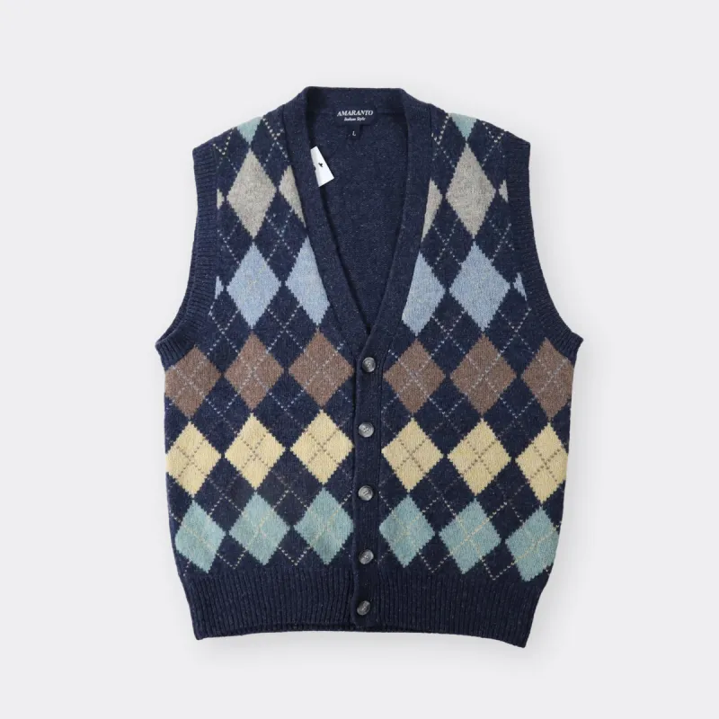 Vintage Sleeveless Cardigan - Large made by Rhubarb and Lemon