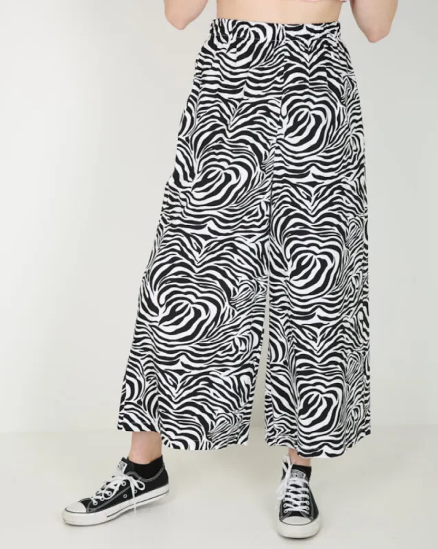 Rokit Originals Cotton Lounge Trousers - Zebra Print sold by Rokit