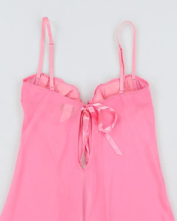 Y2k 00s Silk & Satin Pink Cami - S sold by Rokit product image thumbnail 4