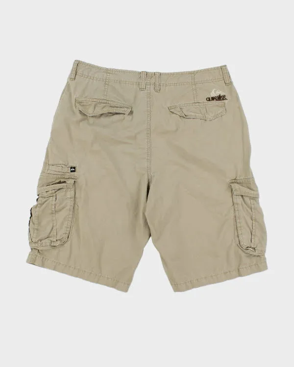 00s Quiksilver Beige Cargo Shorts - W36 sold by Rokit product image thumbnail 2