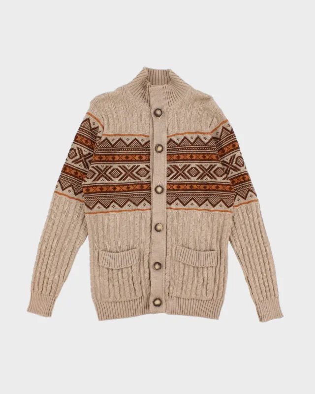 Vintage Tundra Wool Cardigan - M sold by Rokit