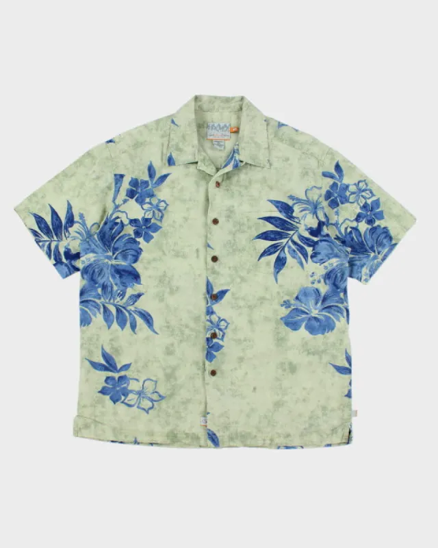 Y2k 00s Quicksilver Hawaiian Shirt - S sold by Rokit