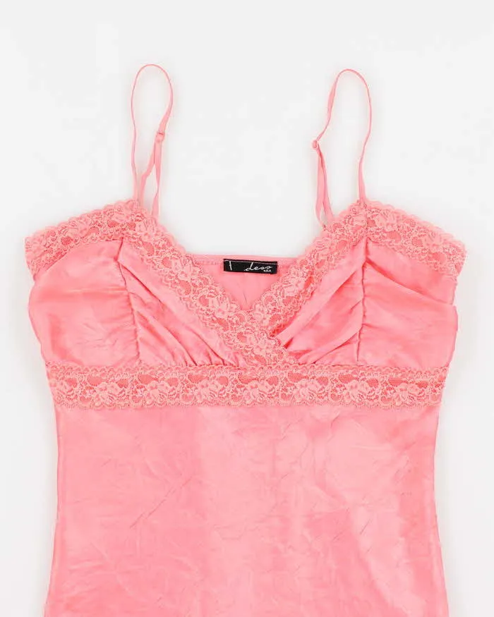 Y2k 00s Dess Pink Silky Cami Top - M sold by Rokit product image thumbnail 3